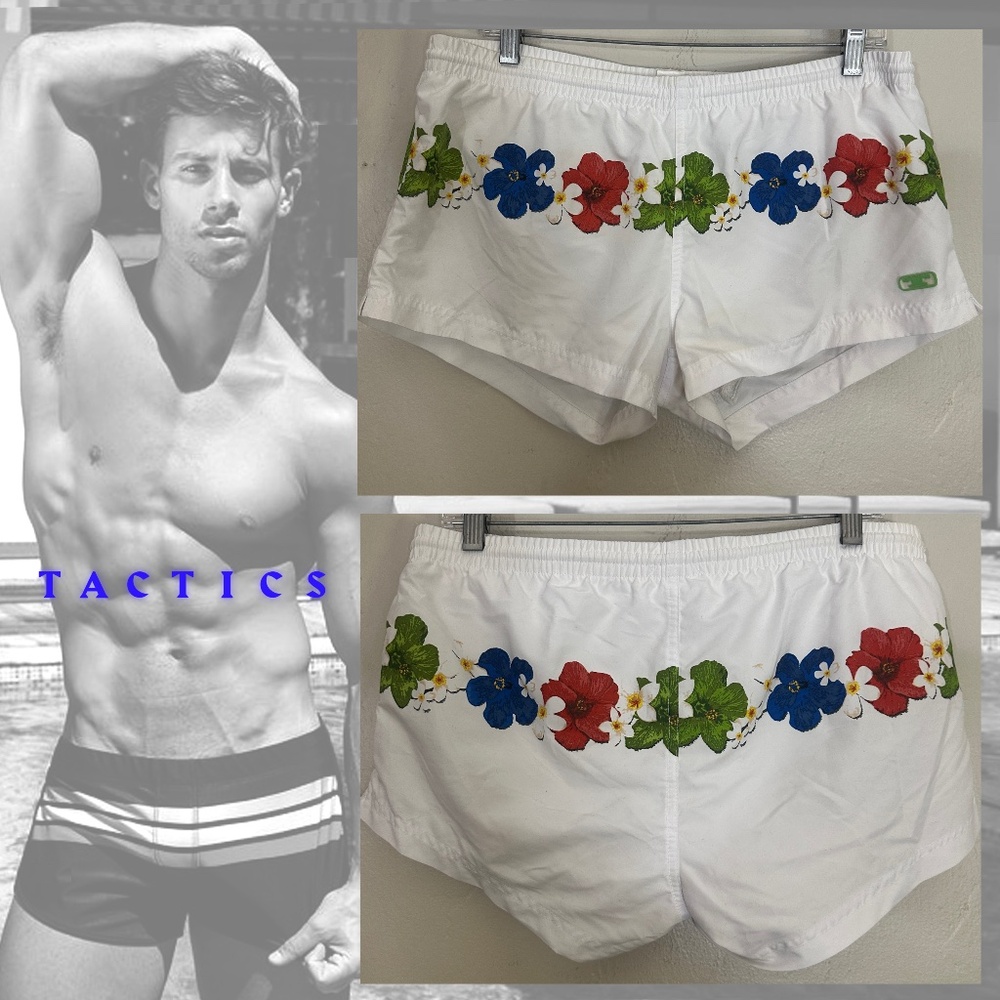 Tactics Swim Trunks Large runs small 34-40" waist 2.5" inseam Gently worn